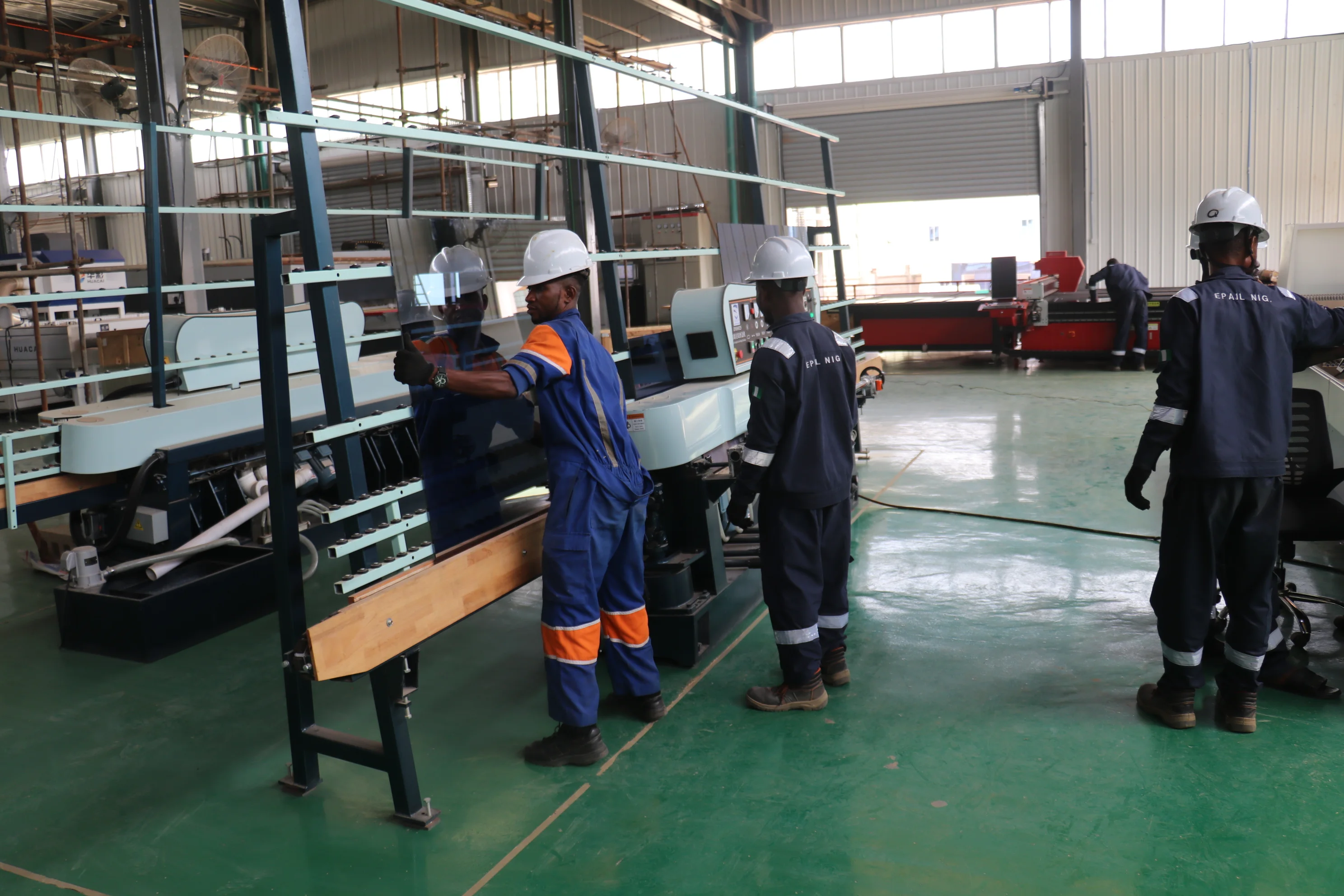 Precision glass cutting workshop